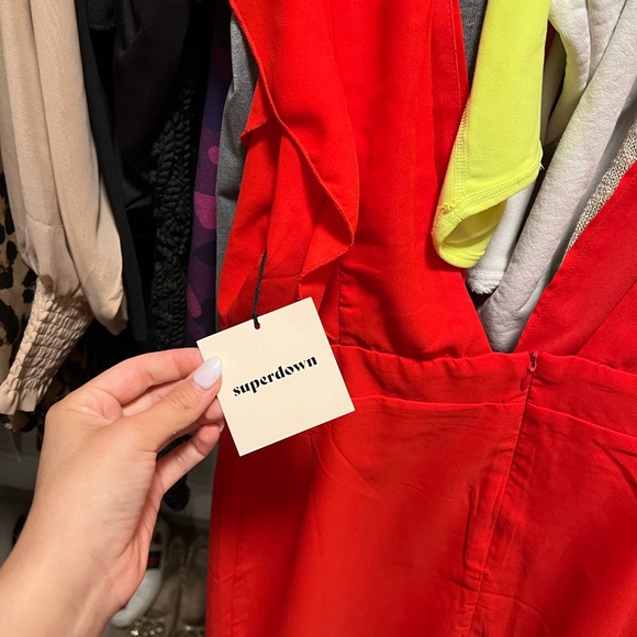 Mini red dress - Picture 4 of 5